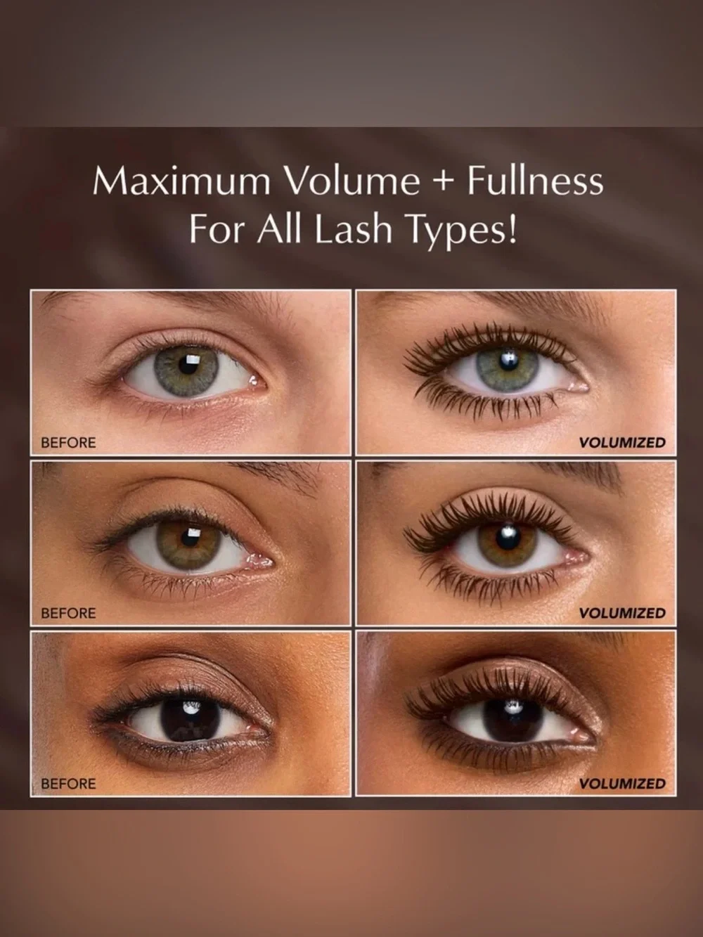 thrive causemetics Liquid Lash Volumizer Mascara - Brown